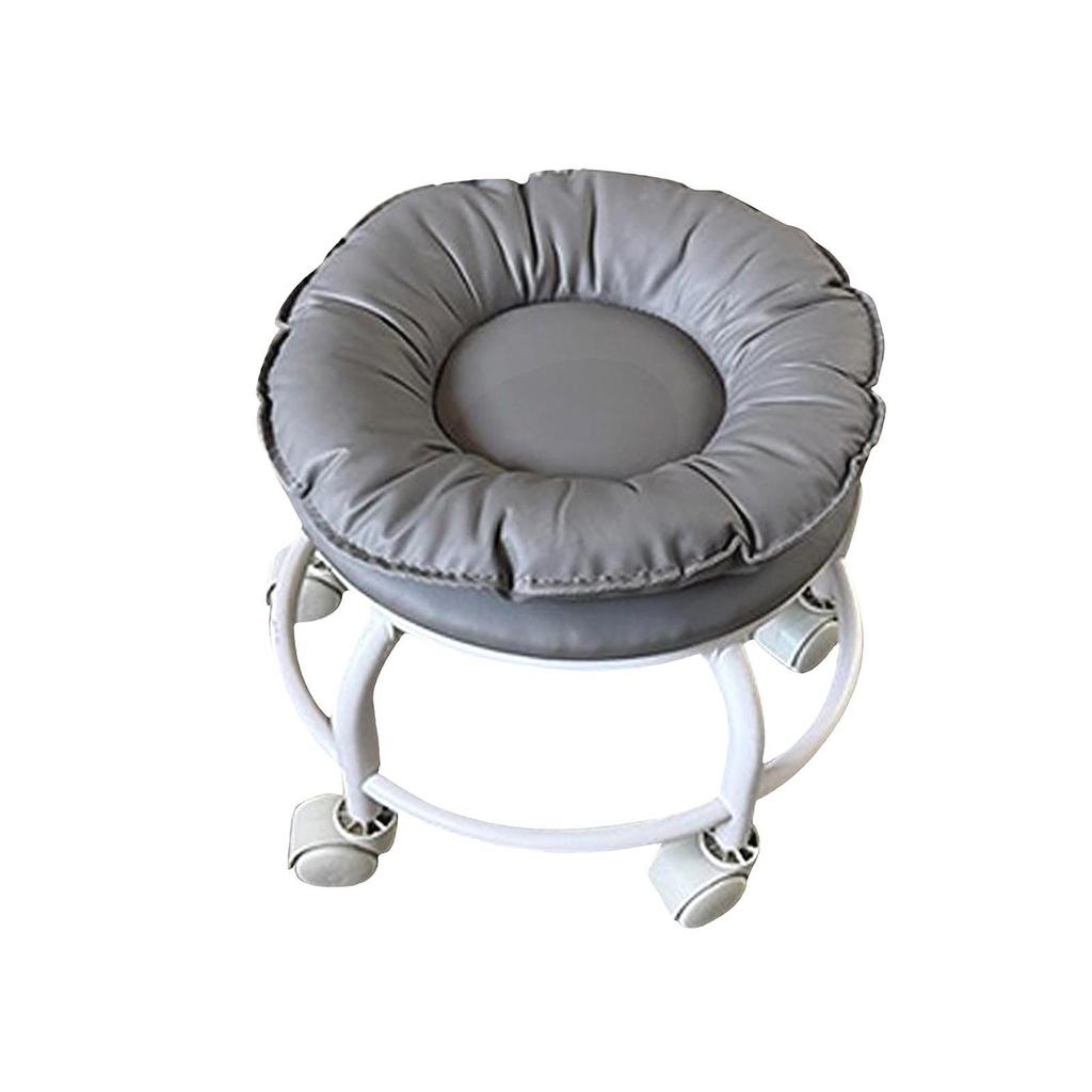 Stool with Universal Wheels, Small Stool, Ideal for Pedicure, Salon And Hairdressing.