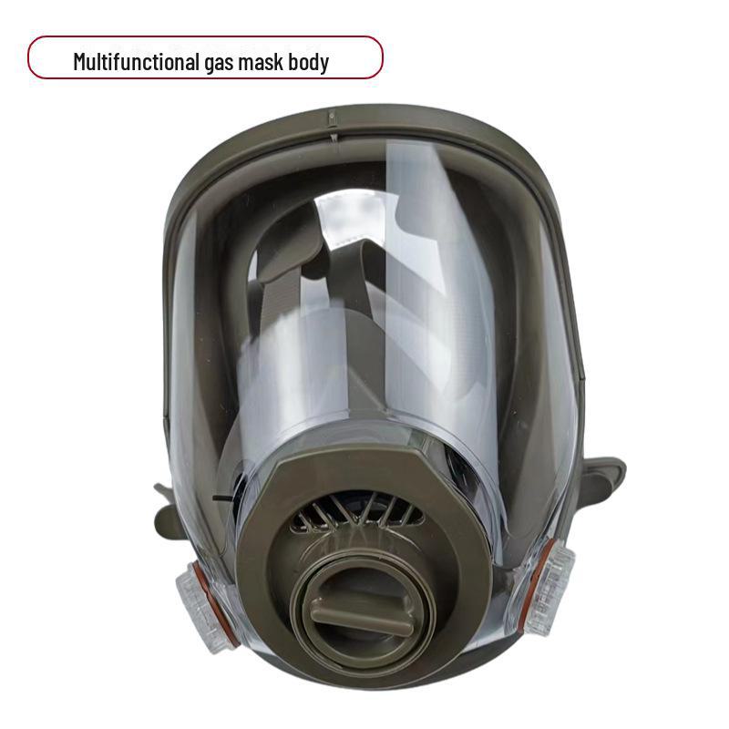 

6800 Полнолицевой противогаз: Защита от химикатов, аэрозольной краски и пыли с многофункциональным интерфейсом