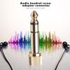6.35mm Male To 3.5mm Female Plug Headphone Audio Adapter with 3.5mm Screw Jack Audio Video Cable Adapter Locking Cable