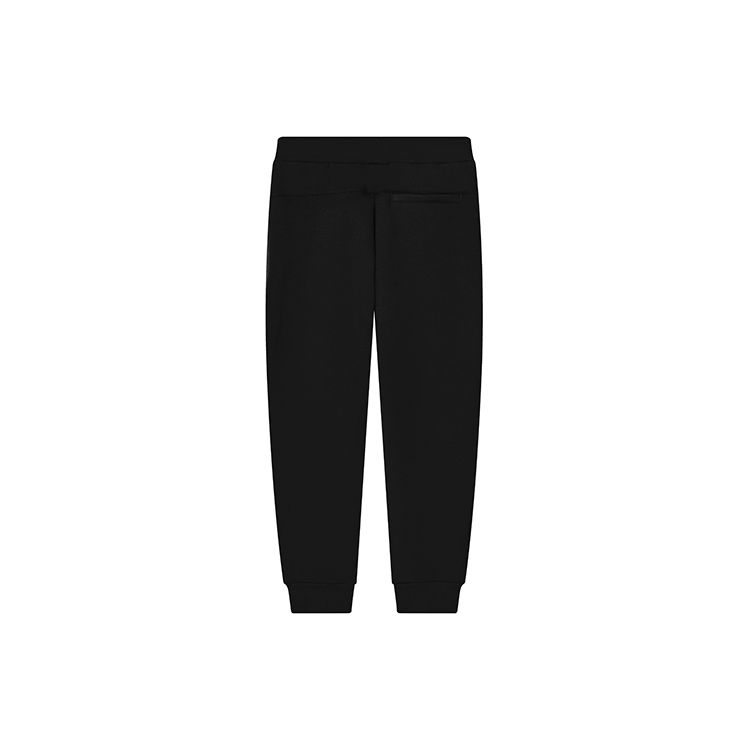FILA Solid Color Cuffed Versatile Knit Casual Pants Men bottoms Black F51M248601FBK
