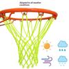 50Cm Standard Luminous Basketball Net Green Fluorescent Basketball Net Self Luminous Children'S Basketball Frame Net 1Pc
