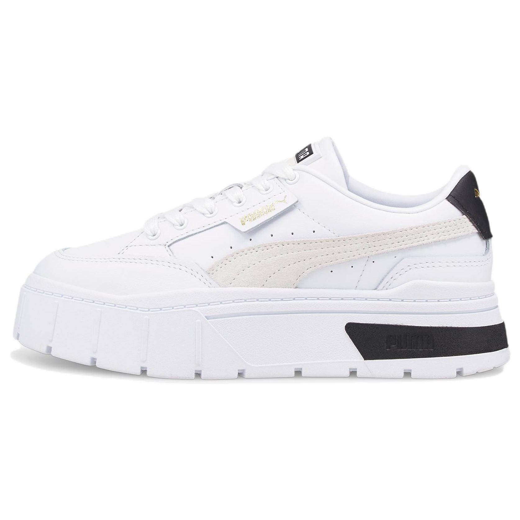 (WMNS) PUMA Mayze Stack White Vaporous Grey Women s 384363-01 EU 36