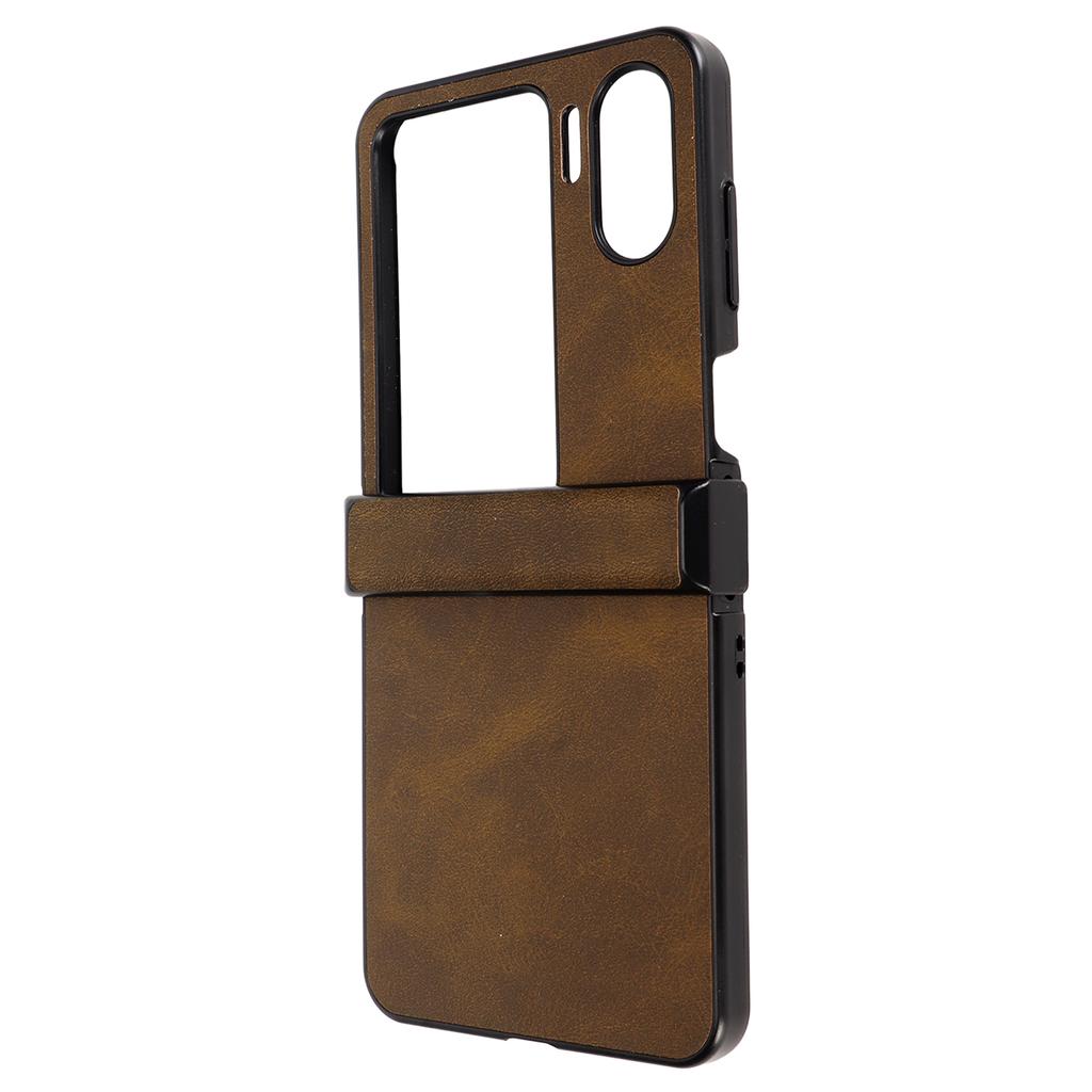 Case for Oppo Find N2 Flip Synthetic Leather Ultra Thin Shockproof Phone Protective Cover for Oppo Find N2 Flip