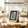 Mini Digital Thermo Hygrometer Max & Min Temp Humidity Simultaneous Display for Home Freezer Pet Infant Use