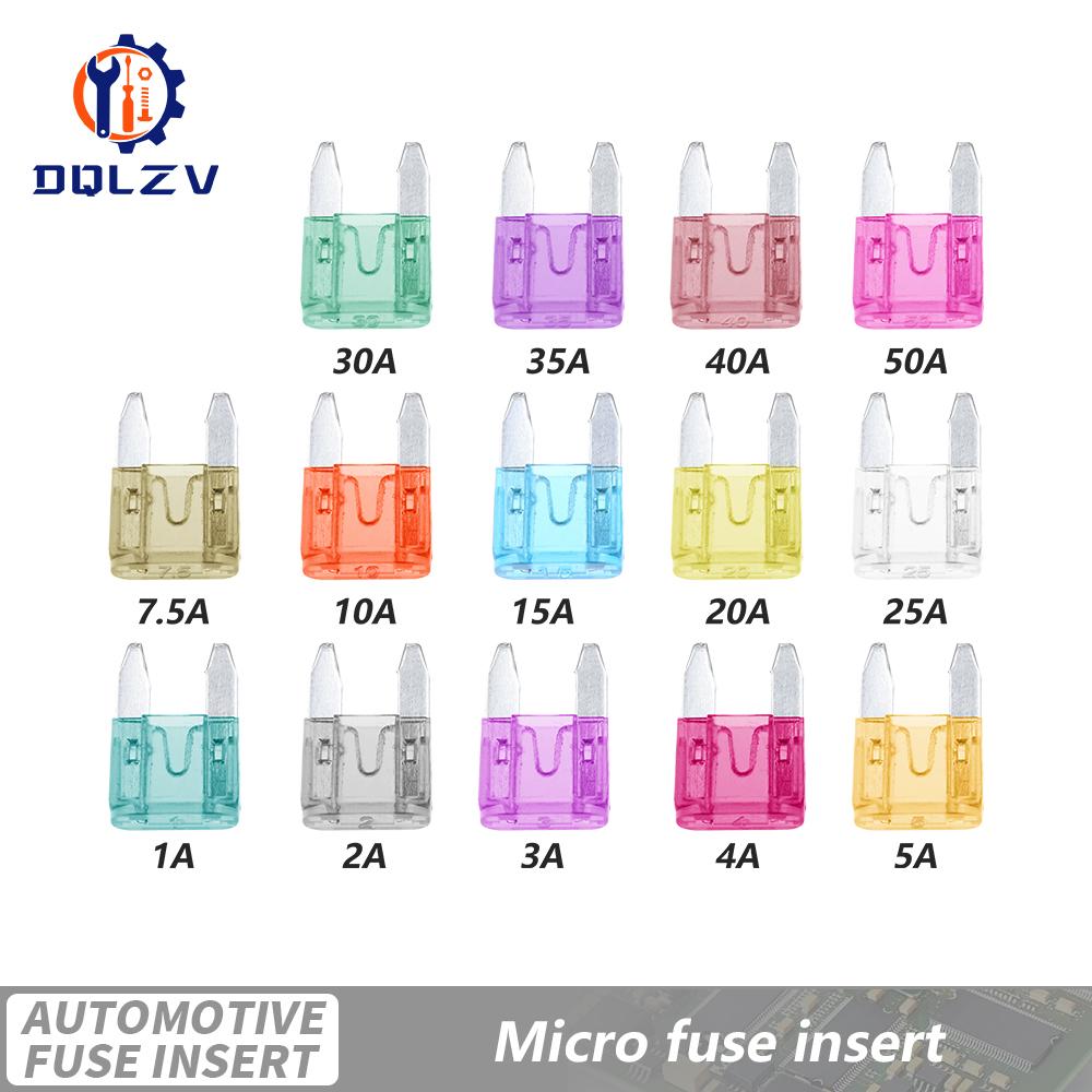 10 stycken säkringar 32V Micro2 Mini Liten Mellanstor Stor Storlek Bil Säkring 5A 7,5A 10A 15A 20A 25A 30A 35A 40A 45A Klämsäkring Set för Bil Lastbil