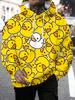 Lustige Cartoon-Tiere Ente Mode Hoodies 3D-Druck Kawaii Herren Damen Unisex Hoodie Lässiger Pullover Sweatshirt Gelbe Enten Oberteile