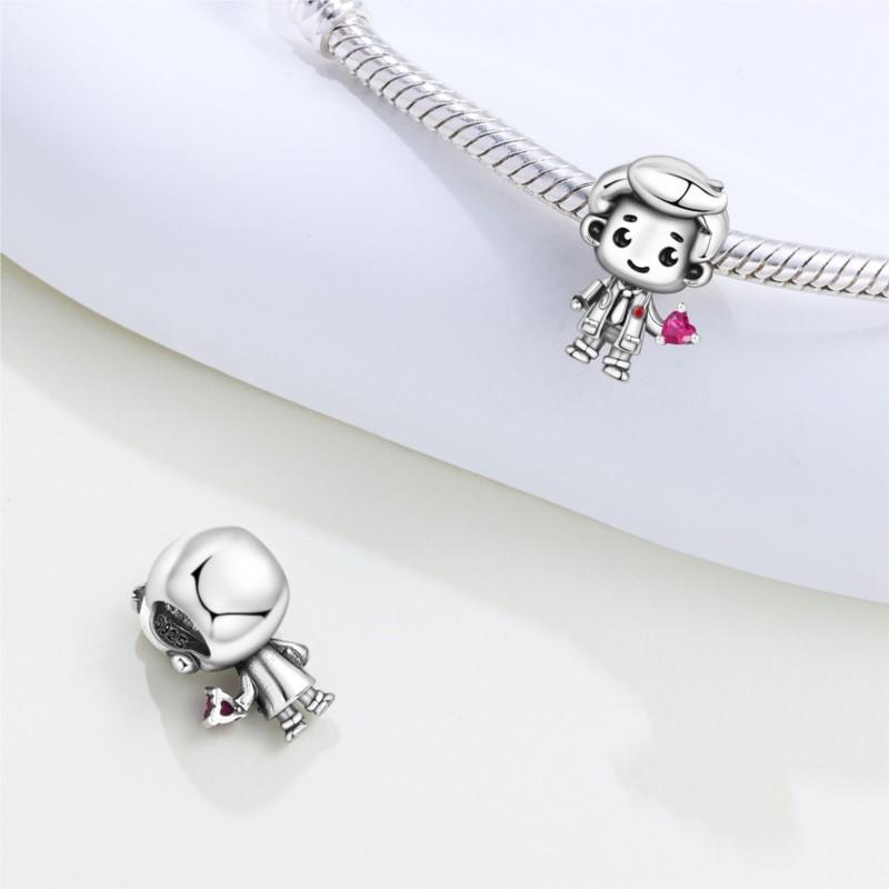S925 Silver Charm Healthcare Heroes Medical Care Love Nurse Doctor Stethoscope Pendant for Bracelet DIY Jewelry Making