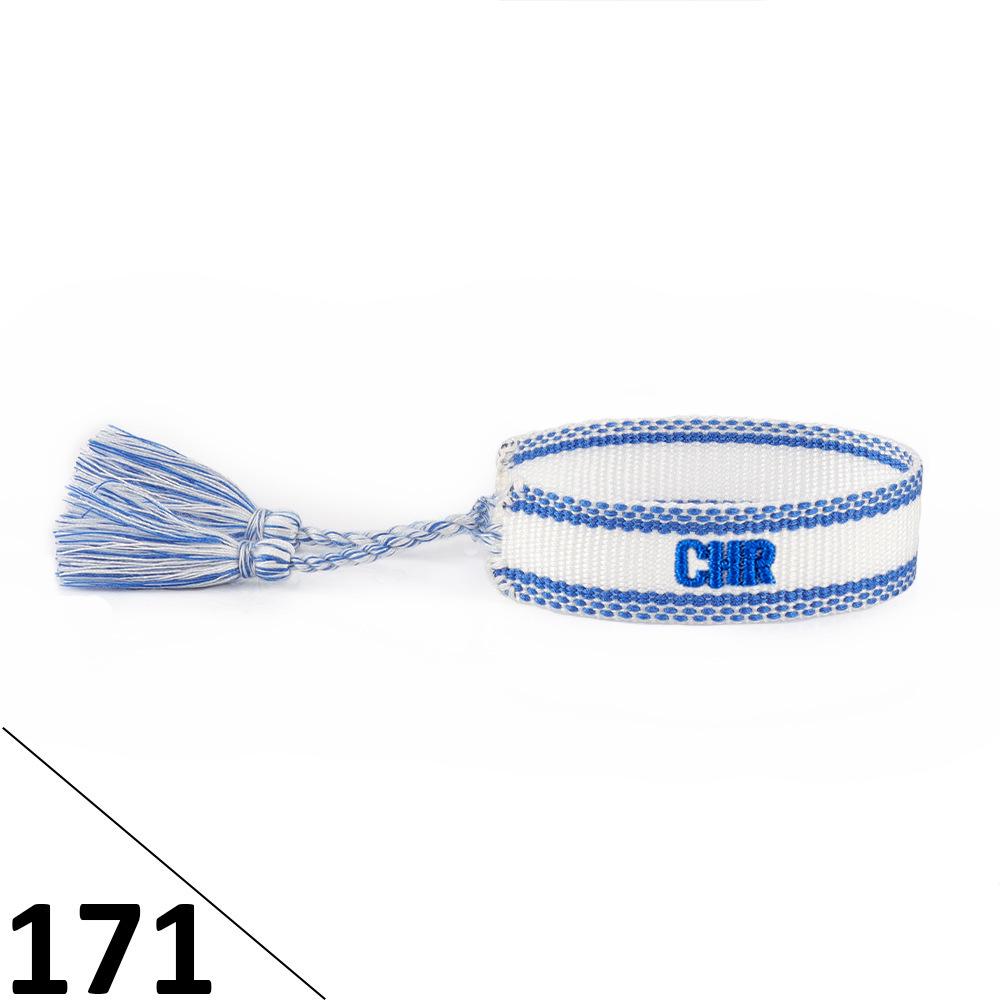Friendship Letter Bracelet - Hand-Woven Ethnic Style with Polyester Tassels