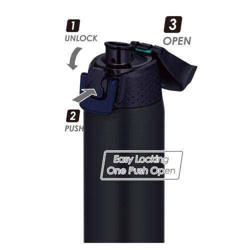 Thermos Vacuum Insulated Sports Bottle, 0.72L, Midnight Blue, Keeps Drinks Cold Only, FJR-720 MDB