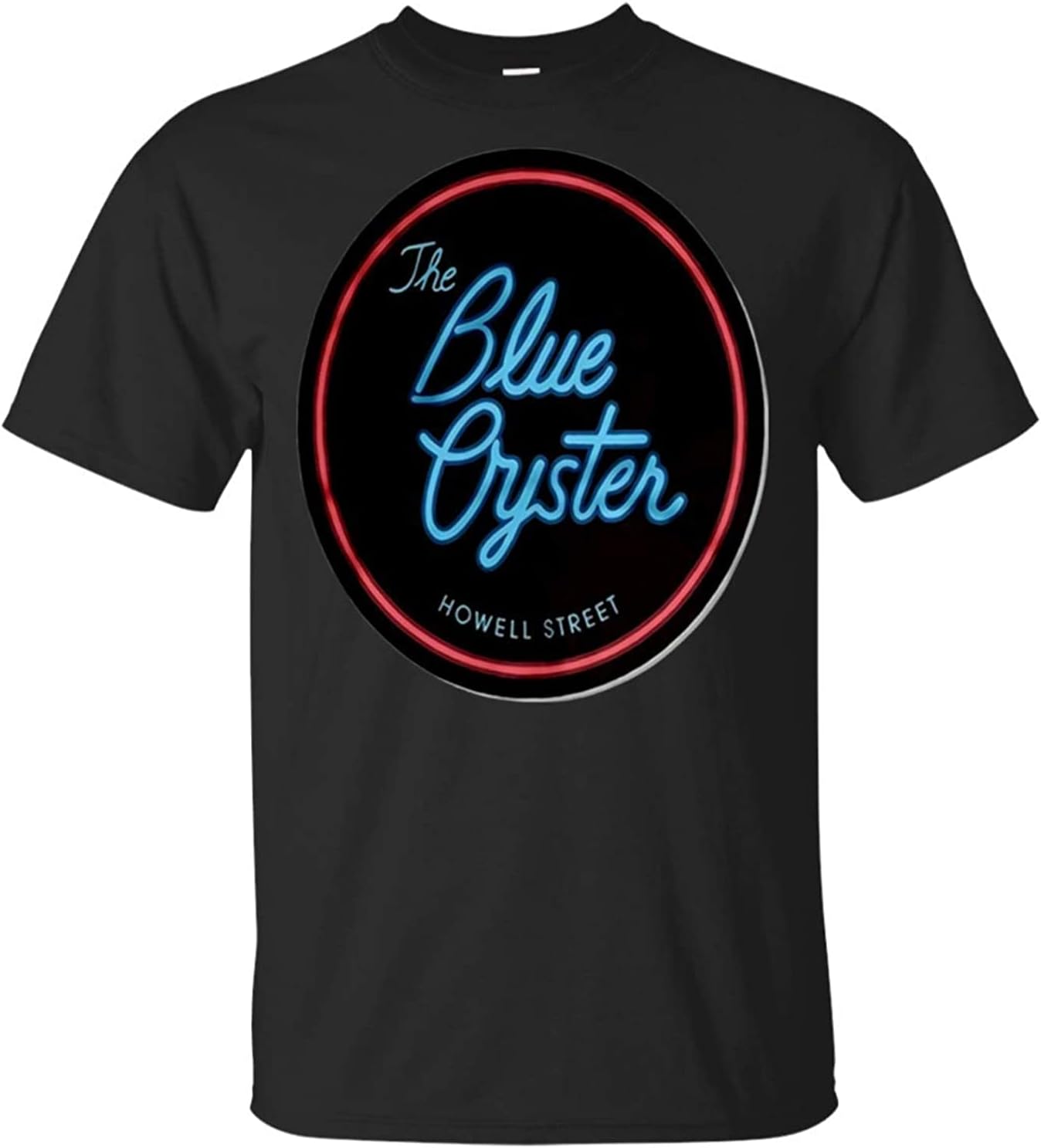 Cool Blue Oyster Police Academy Comedy Film Movie Tumblr 80s 90s Retro T-Shirt 4XL чёрный