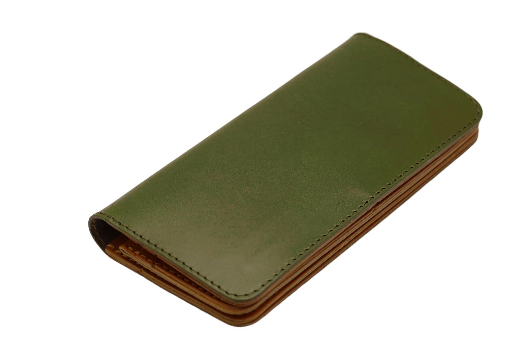 

[PLUS EIGHT ONE +81] Длинный кошелек из кожи Точиги для мужчин и женщин, Тонкий, Вместительный, Натуральная кожа, Сделано в Японии, Кожа премиум-класса