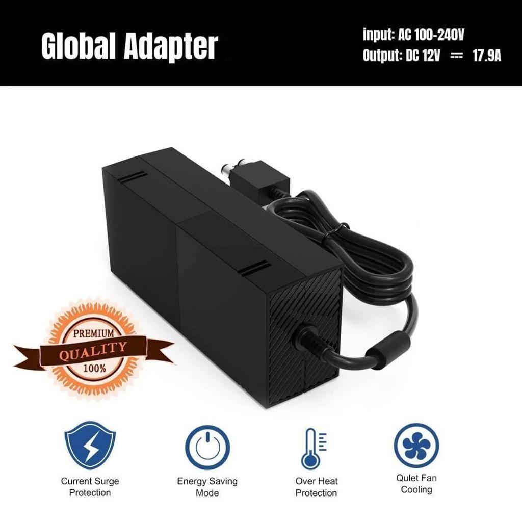 For One Console AC Power Adapter Brick Charger + Plug Power Supply Cord