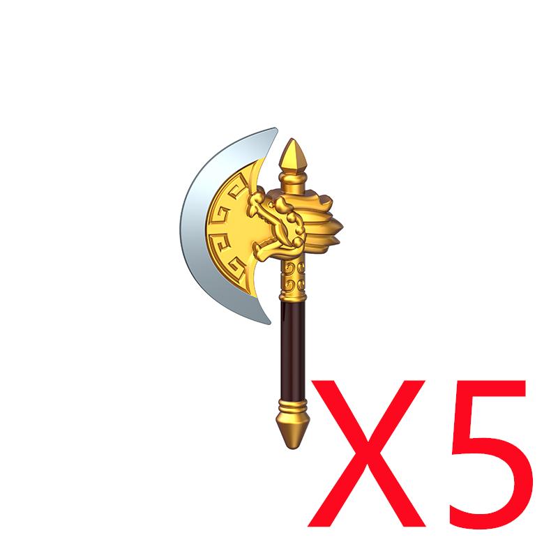 Medieval Military Building Blocks Soldier Figures Black Eagle Knight Weapons Accessories Bow Knife Shield Flag Bricks Toy K047