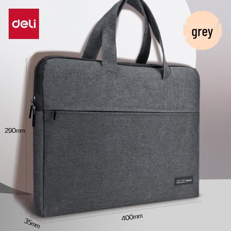 Deli 5590 Canvas Multi-layer Document Bag