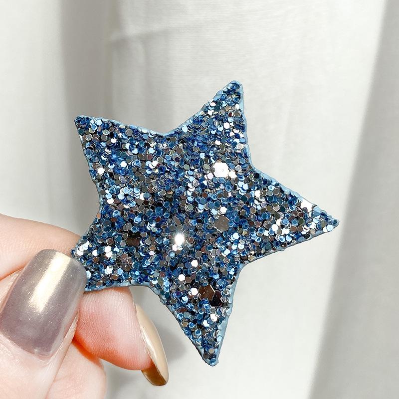Su Xia Korean Style Glitter Star & Heart Hair Clips for Women & Children