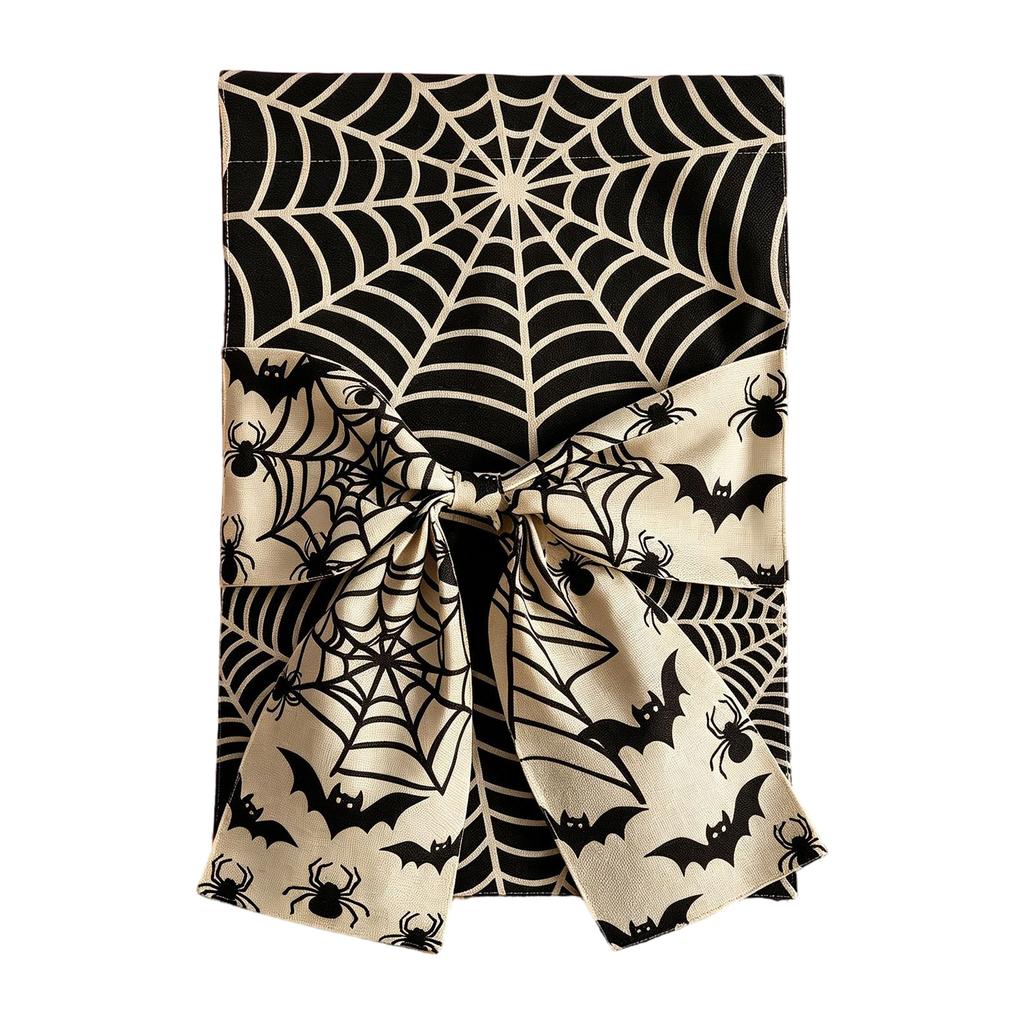 Halloween Garden Flag, or Double-Sided Linen Print, with Tie, 4535 cm, Outdoor Yard Decoration