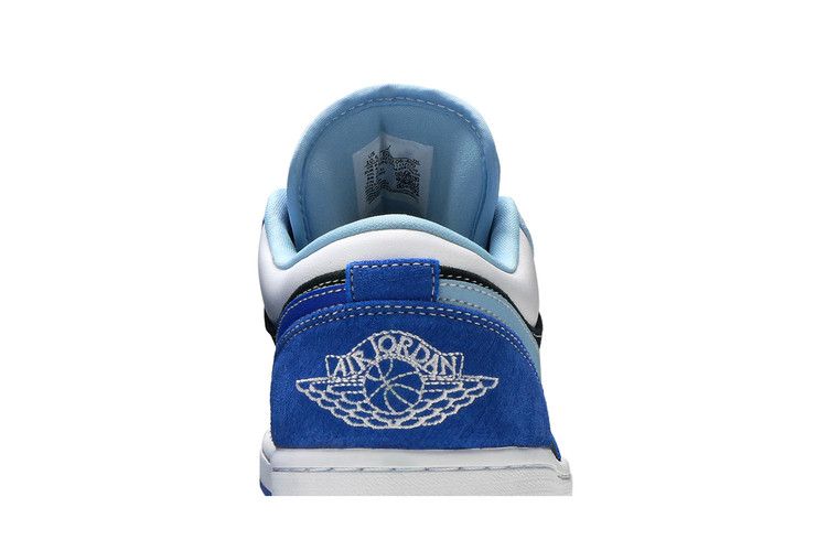 Men's Sneakers Jordan 1 Low Racer Blue White Racer Blue/Psychic Blue/Black/Multi-Color