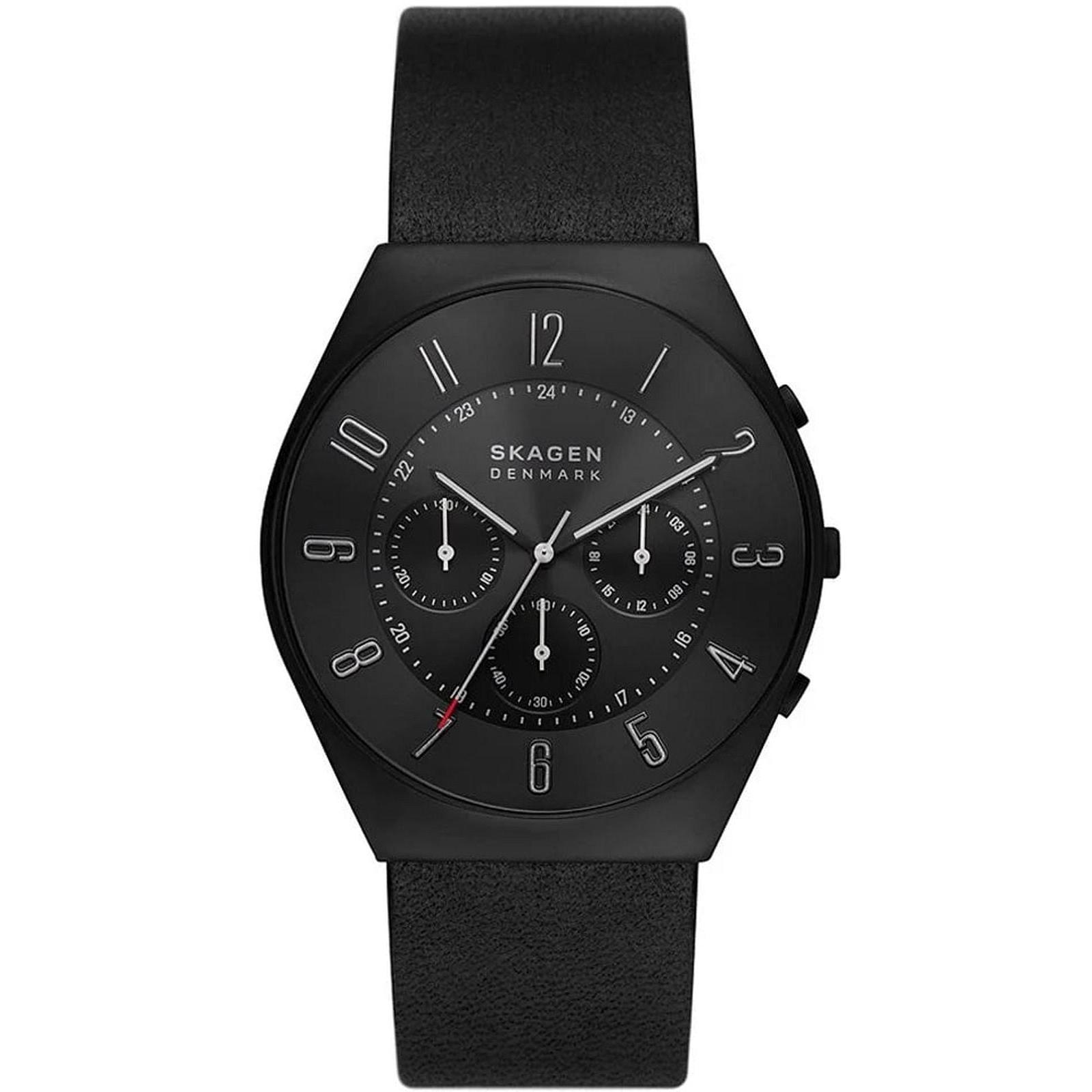 Skagen Men`s Grenen Quartz Watch Black