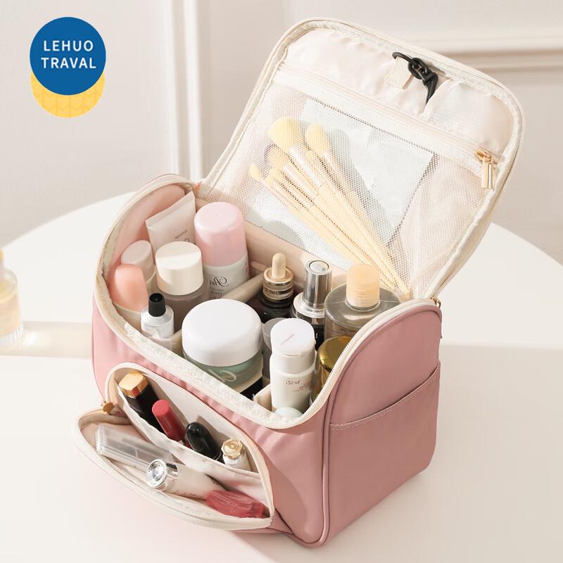 

Портативная дорожная сумка-органайзер для косметики и туалетных принадлежностей