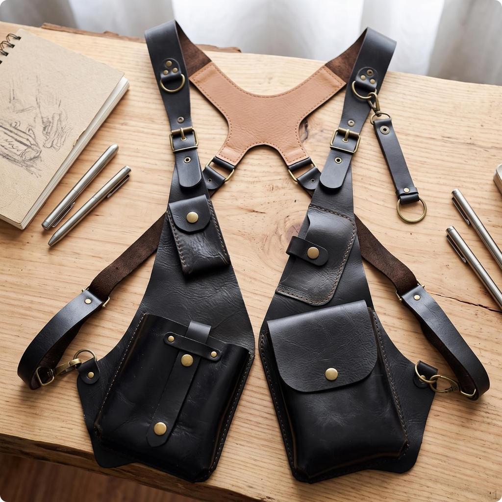 Harness Bag Asymmetrical Chest Rig Handsunrestricted for Travelers