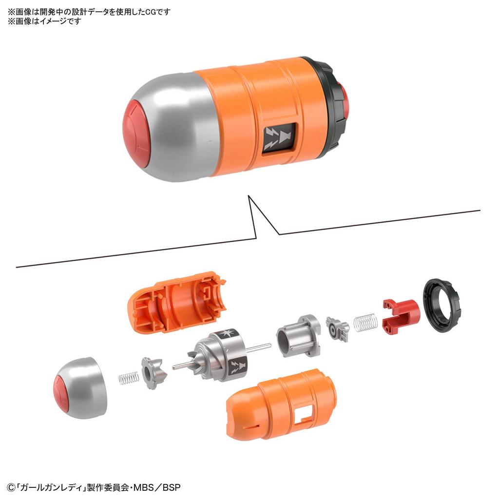 BANDAI SPIRITS Girl Gun Lady Change Girl Gun Ver. Alpha Tango 1/1 Scale Pre-Colored Plastic Model Kit, Blue