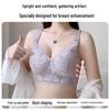 Women's Large Size Nursing Bra: Front Buckle, Anti-Sagging, Wire-Free, Supports Side Breasts