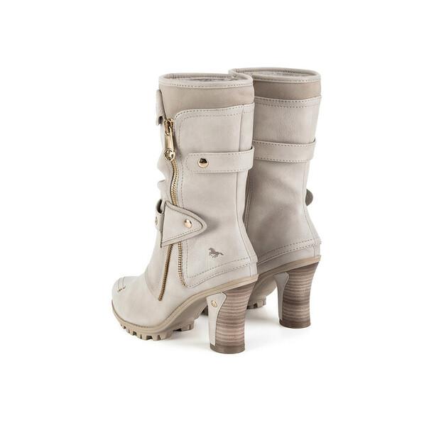 Ботильоны Mustang 1141-606 бежевые