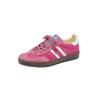 Rosa deutsche Trainingsschuhe Damen 2025 neu Leder lässig Retro Sportschuhe vielseitig flachsohlig Forrest Gump Schuhe Damen