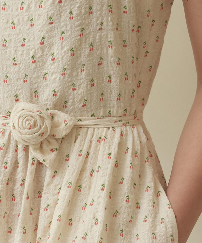 MURMURE Limone Cherry Mini Dress
