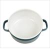 Fuji Enamel Honeyware Solid 20cm Red IH Compatible Casserole, ISD20WCR, Double-handled Pot,