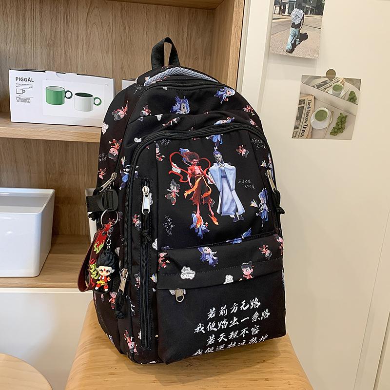 The Korean Version of the Schoolbag Is Versatile, High-value, Cute, Cartoon, and Light for Grades 3 To 6.