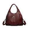 Ladies' Handbag, Soft Leather Single-shoulder Bag for Women, Retro Large-capacity Mom Bag Casually