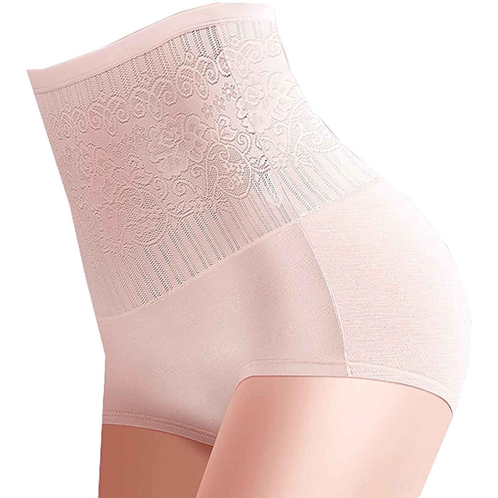 Женские однотонные трусы для коррекции фигуры на животе и бедрах с высокой талией — фото 8