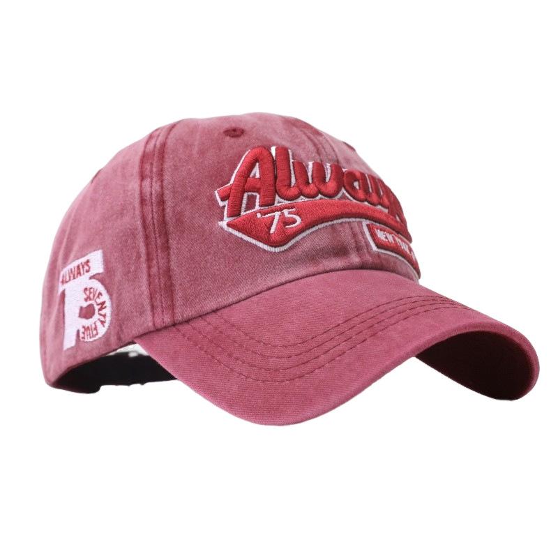 Adjustable Baseball Cap Alphabet Cap Men's and Women's Sports Cotton Visor Hat Temu Explosion