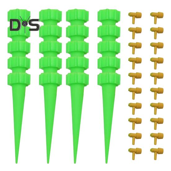 10/12/20/24Pcs Blume Waterer Spike Schuhe Bewässerung Steuerbar Wasser Flow Automatische System Anlage Selbst-bewässerung Werkzeug