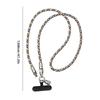 2-in-1 Handy-Lanyard PD 60W Ladekabel USB-C auf USB-C Kabel Crossbody Handy-Lanyard 7mm Dickes Seil Handy-Zubehör