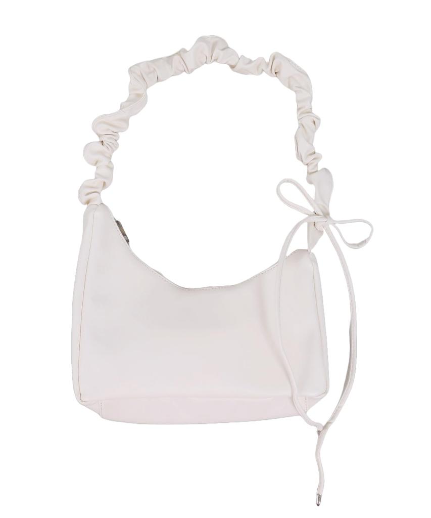 WEGO WC Gathered Shoulder Size White Ivory 2-Way Bag, Girly, Women's, F,