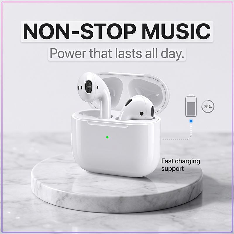 Second Generation 2nd Wireless TWS Earbuds Semi-in-ear Bluetooth 5.3 Headphones Lightweight Fit All-day Listening Low Latency Gaming Earphones