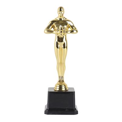Gold Plated Trophy Little Golden Man Trophy Competition Souvenir