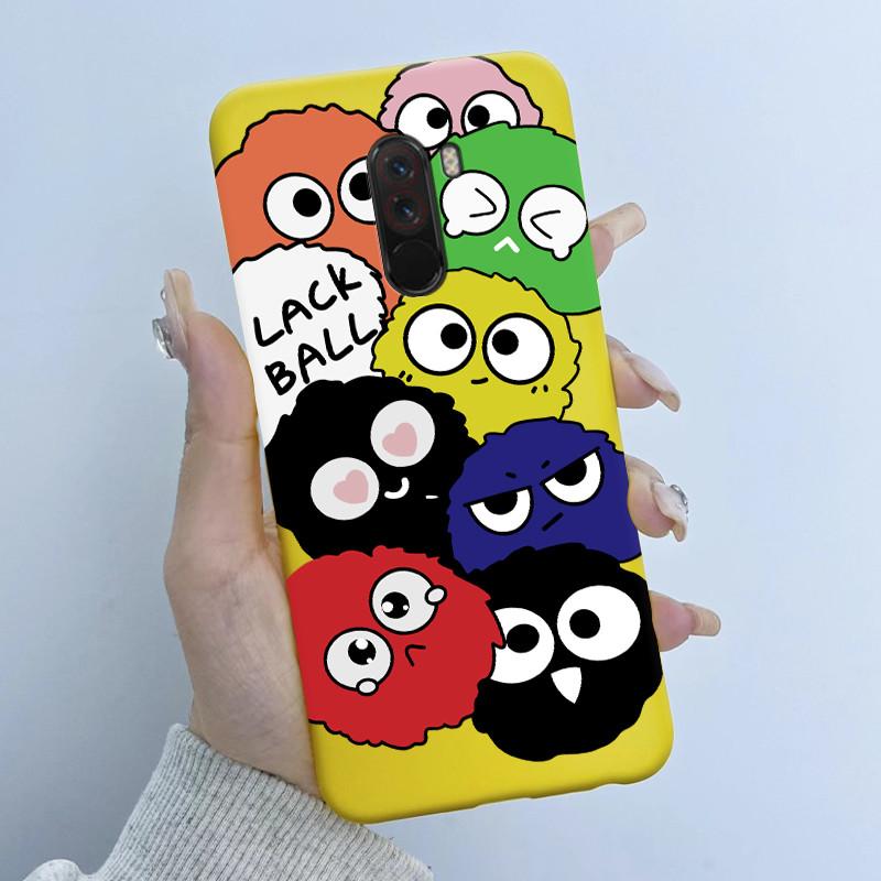 For Pocophone F1 Case Cute Cartoon Panda TPU Soft Silicone Phone Case For Xiaomi Pocophone F1 Back Cover PocoF1 Poco F 1 Fundas