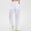 Saucony Logo Loose Fit Sports Knit Pants Women Pants Pearl-White SC1239143-1