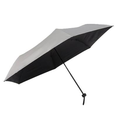 RINRE Folding for Men and UV Full Silver Parasol, Tri-Fold, Women, Lightweight, Compact, Water-Repellent, Protection, Cooling, Blackout,