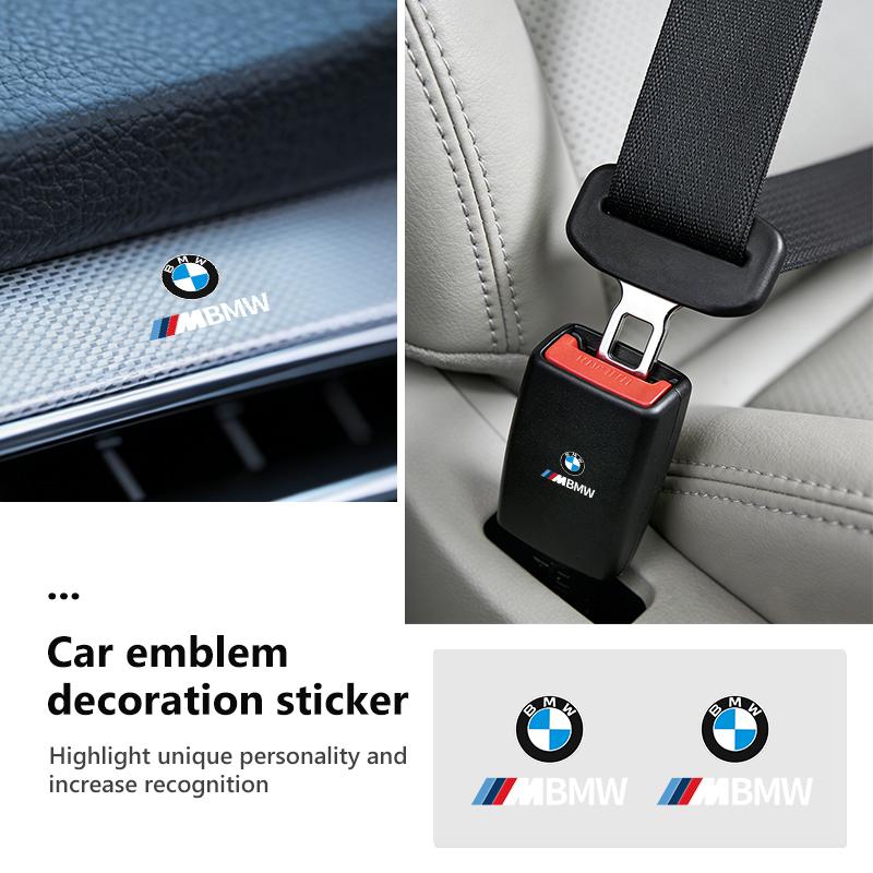 Car Logo Sticker Emblem Auto Body Decal Decor Accessories For BMW M Sport M2 M3 M4 M5 M6 E46 E90 E60 F10 F20 E87 X3 X6 PI1