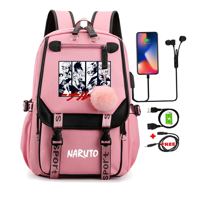 Anime Backpack Nezuko Kawaii Cartoon School Bag for Bag Manga To Travel Daily Girl Bookbag Adult Large Capacity Backpack