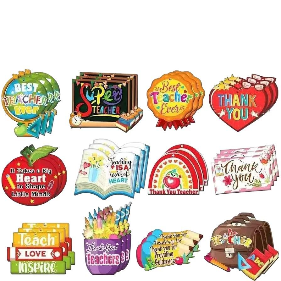 12-Piece Back-to-School Hanging Decorations for Welcome Party