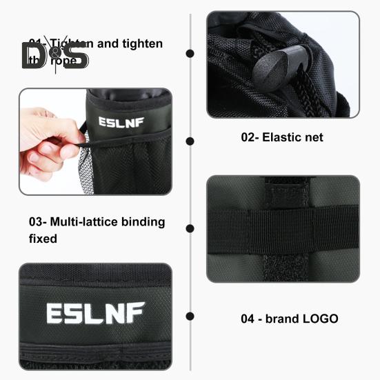 Bicycle Water Bottle Bag Adjustable Drawstring Waterproof Thermal Road Mountain Bicycle Drinking Bottle Storage Pouch Cycling Bike Accessories