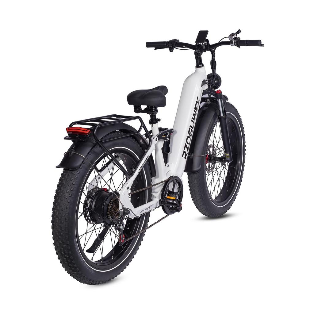RZOGUWEX S9 All-Terrain Electric Bike 1000W Motor 25AH Battery Electric Bicycle 20 Inch Off-Road Tires Adult E-Mountain Bike