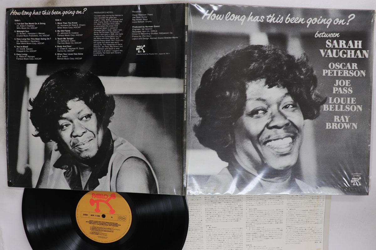 

LP Record SARAH VAUGHAN How Long Has This Been Going On MTF1100 PABLO 1978 Japan Jazz Used
