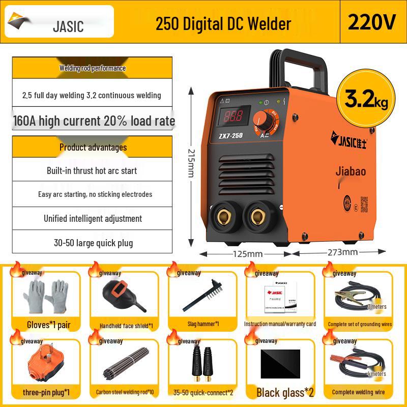 JiaShi 220V Portable Mini Welding Machine - Industrial Grade Welder for Home Use