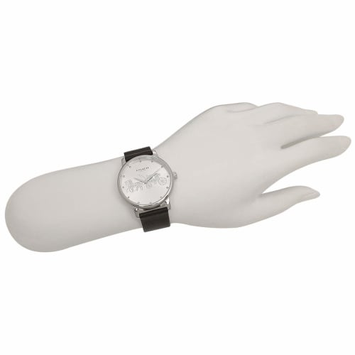 Coach Women's Watch 14503494 36mm Black and Silver